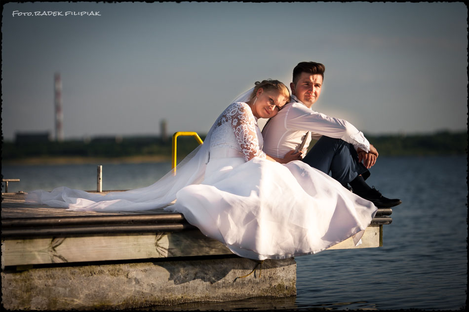 zdjęcia ślubne nad jeziorem tarnobrzeskim